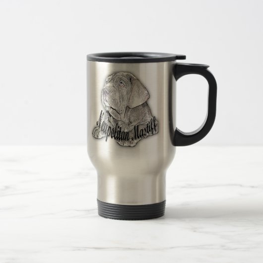 Neapolitan Mastiff Travel Mug Reisbeker (Rechts)