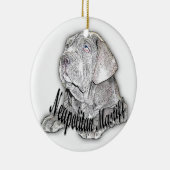 Neapolitan Mastiff-versiering Keramisch Ornament (Rechts)