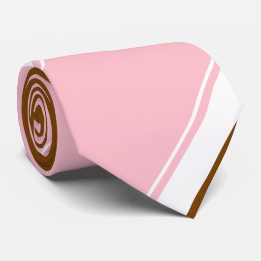 Neapolitan met diagonaal streping stropdas (Opgerold)