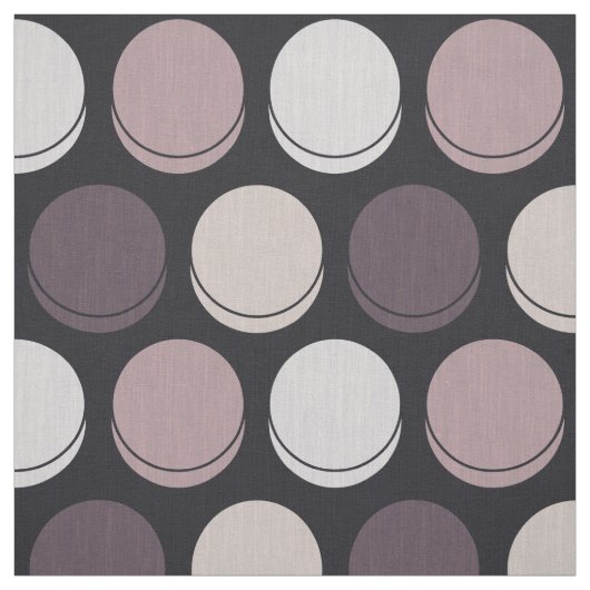 Neapolitan Midnight Trendy Polka Dot Pattern Stof (Swatch)