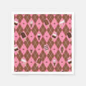 Neapolitan Stickers Argyle-PAPER PARTY NAPKINS Servetten (Voorkant)