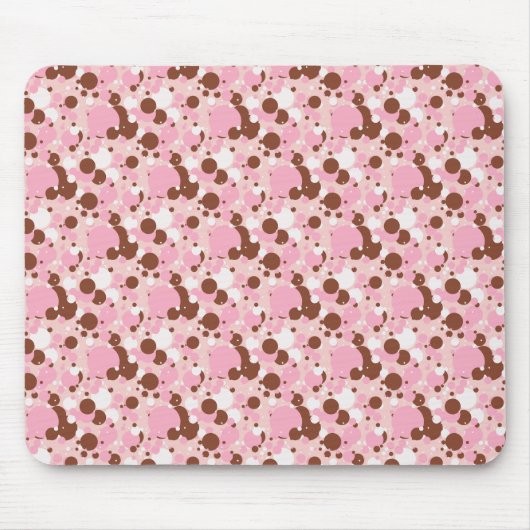 Neapolitan Stippen 01-Lt roze-Mousepad Muismat (Voorkant)