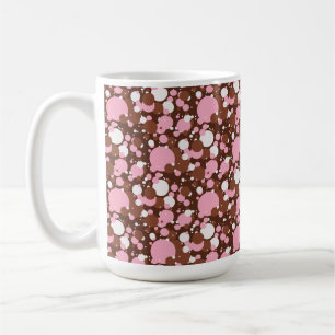 Neapolitan Stippen 03 Bruine M-15oz koffie Mok