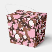 Neapolitan Stippen 04 Bruin, donkerbruin, BUITENVE Bedankdoosjes (Achterkant)