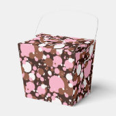 Neapolitan Stippen 04 Bruin, donkerbruin, BUITENVE Bedankdoosjes (Voorkant Zijde)