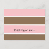 Neapolitan Stripe Thinking of You Briefkaart (Voorkant)
