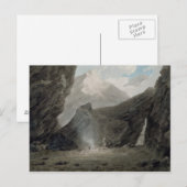 Near Chiavenna in de Grisons, c.1779 (m/c, zwart) Briefkaart (Voorkant / Achterkant)