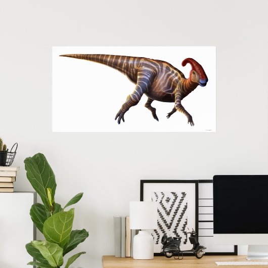 Near Crested Lizard Poster (Thuiskantoor)