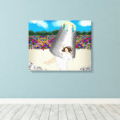 Near Death Experience Art | Levensduur na de dood Canvas Afdruk (Insitu (Houten vloer))