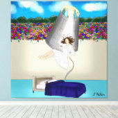 Near Death Experience Art | Levensduur na de dood Canvas Afdruk (Insitu (Houten vloer))