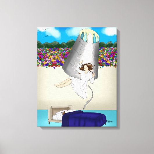 Near Death Experience Art | Levensduur na de dood Canvas Afdruk (Voorkant)