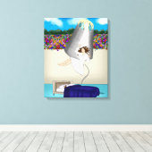 Near Death Experience Art | Levensduur na de dood Canvas Afdruk (Insitu (Houten vloer))