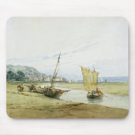 Near Honfleur, c.1822 (m/c boven grafiet op papier Muismat (Voorkant)