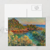 Near Monte Carlo, beroemd schilderij van Claude Mo Briefkaart (Voorkant / Achterkant)