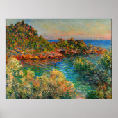Near Monte Carlo, beroemd schilderij van Claude Mo Poster (Voorkant)