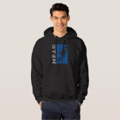 Near Protocol Crypto Token  Retro-raket Hoodie (Voorkant volledig)