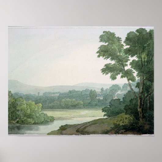 Near Washfield, Devon Poster (Voorkant)