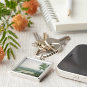 Near Washfield, Devon Sleutelhanger (Zijkant)