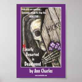 Nearly Departed in Deadwood - poster door Ann Char