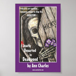 Nearly Departed in Deadwood - poster door Ann Char