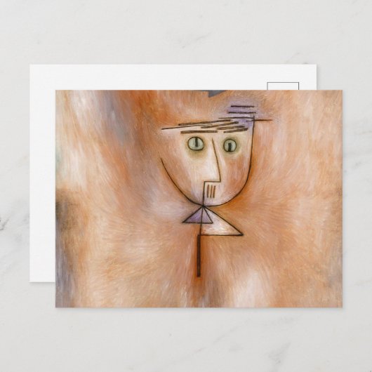 Nearly Hit by Paul Klee Briefkaart (Voorkant / Achterkant)