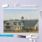 Neat als Pin Horse Barn en Stable Tissuepapier (Craft)