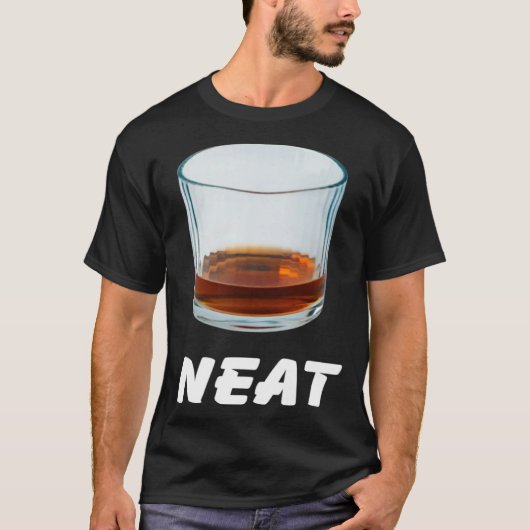 Neat   Bourbon Whiskey T-shirt (Voorkant)