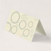 Neat gevouwen visitekaartjes (Achterkant)