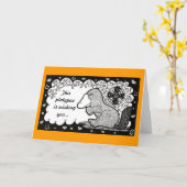Neat-o Platypus birthday card Kaart (Gele Bloem)