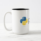 Neat Python Coder Tweekleurige Koffiemok (Links)