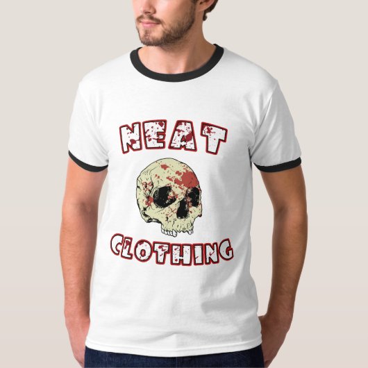 Neat Skull Ringer Shirt (Voorkant)