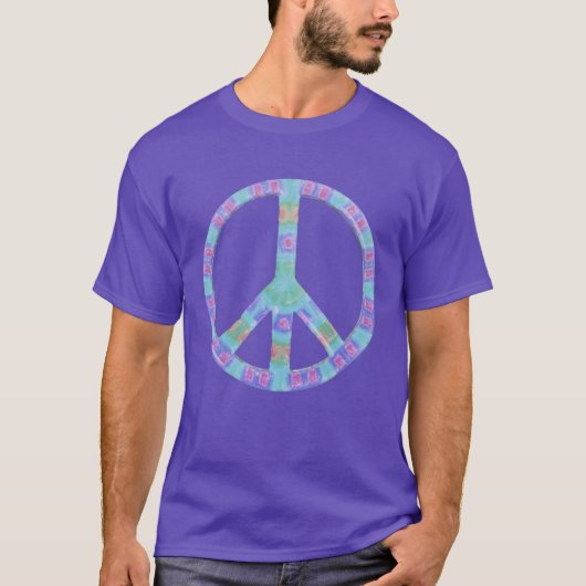 Neato Pastel Peace Symbol T-shirt (Voorkant)
