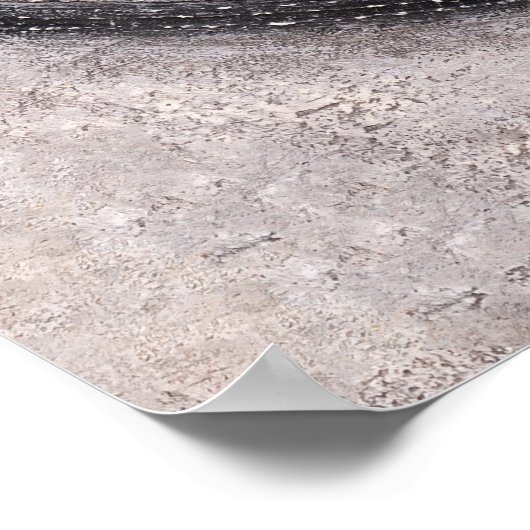 Neatral aardse abstracte wabi sabi japandi kunst a poster (Hoek)