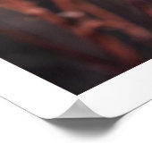 Neatral warme herfst wilde bloem vrouwelijke muurk poster (Hoek)