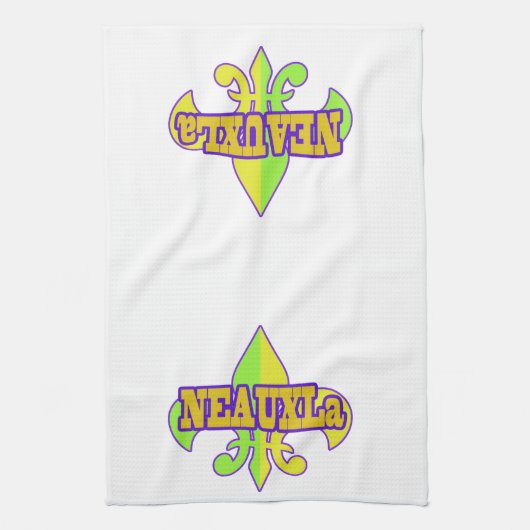 NEAUXLa Fleur de Lis Kitchen Towel Theedoek (Verticaal)