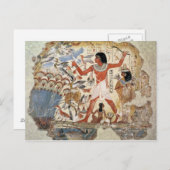 Nebamun jaagt in de marsharia met zijn vrouw briefkaart (Voorkant / Achterkant)