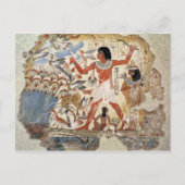 Nebamun jaagt in de marsharia met zijn vrouw briefkaart (Voorkant)