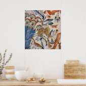 Nebamun jaagt in de marsharia met zijn vrouw poster (Keuken)