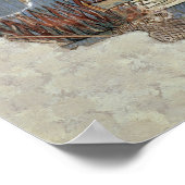 Nebamun jaagt in de marsharia met zijn vrouw poster (Hoek)