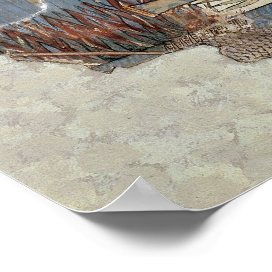 Nebamun jaagt in de marsharia met zijn vrouw poster (Hoek)