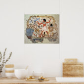 Nebamun jaagt in de marsharia met zijn vrouw poster (Keuken)