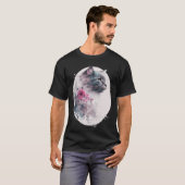 Nebelung Kat Kersenbloesem Japans Sakura T-shirt (Voorkant volledig)
