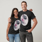 Nebelung Kat Kersenbloesem Japans Sakura T-shirt (Unisex)