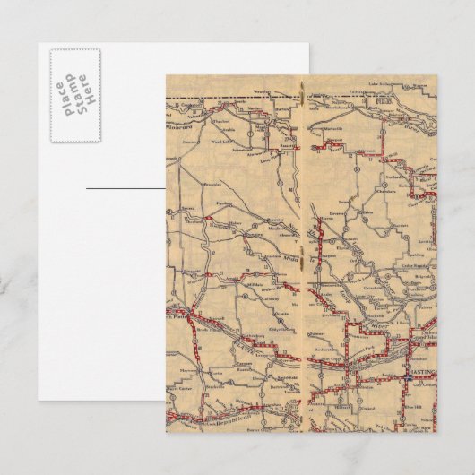 Nebraska 2 briefkaart (Voorkant / Achterkant)