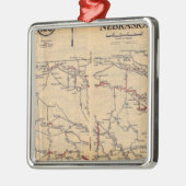 Nebraska 2 metalen ornament (Links)