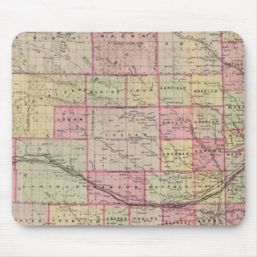 Nebraska 3 muismat (Voorkant)