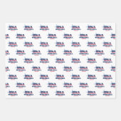 Nebraska, 50 staten, Liberty Bell Inpakpapier Vel (Voorkant)