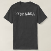 Nebraska 50 Statennamen T-shirt (Design voorkant)