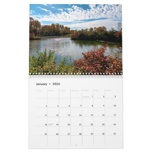 Nebraska Autumn 2026 calendar Kalender (Jan 2026)