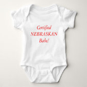 Nebraska Baby Outfit Onsie Romper (Voorkant)